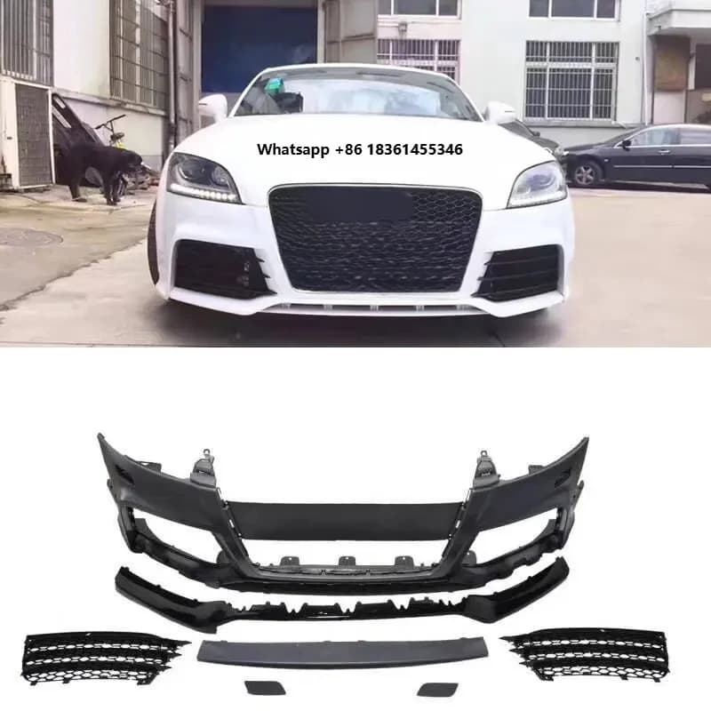 2008-2014 TTRS Style Front Bumper, Rear Diffuser, Side Skirts Car Body Kit