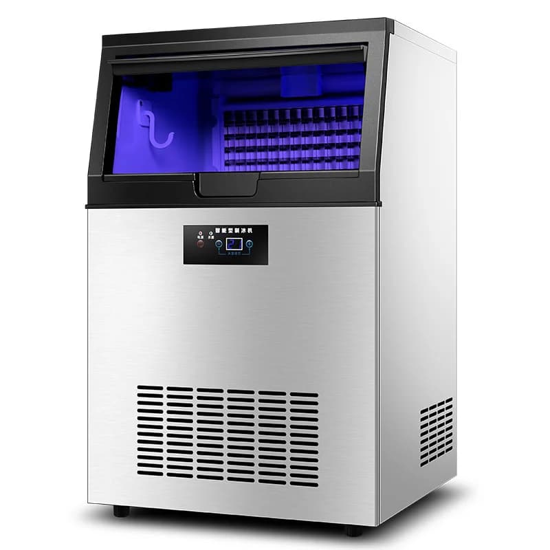 Gold Seller Commercial Ice Maker 60kg/24H Stainless Steel Ice Cube Maker Machine