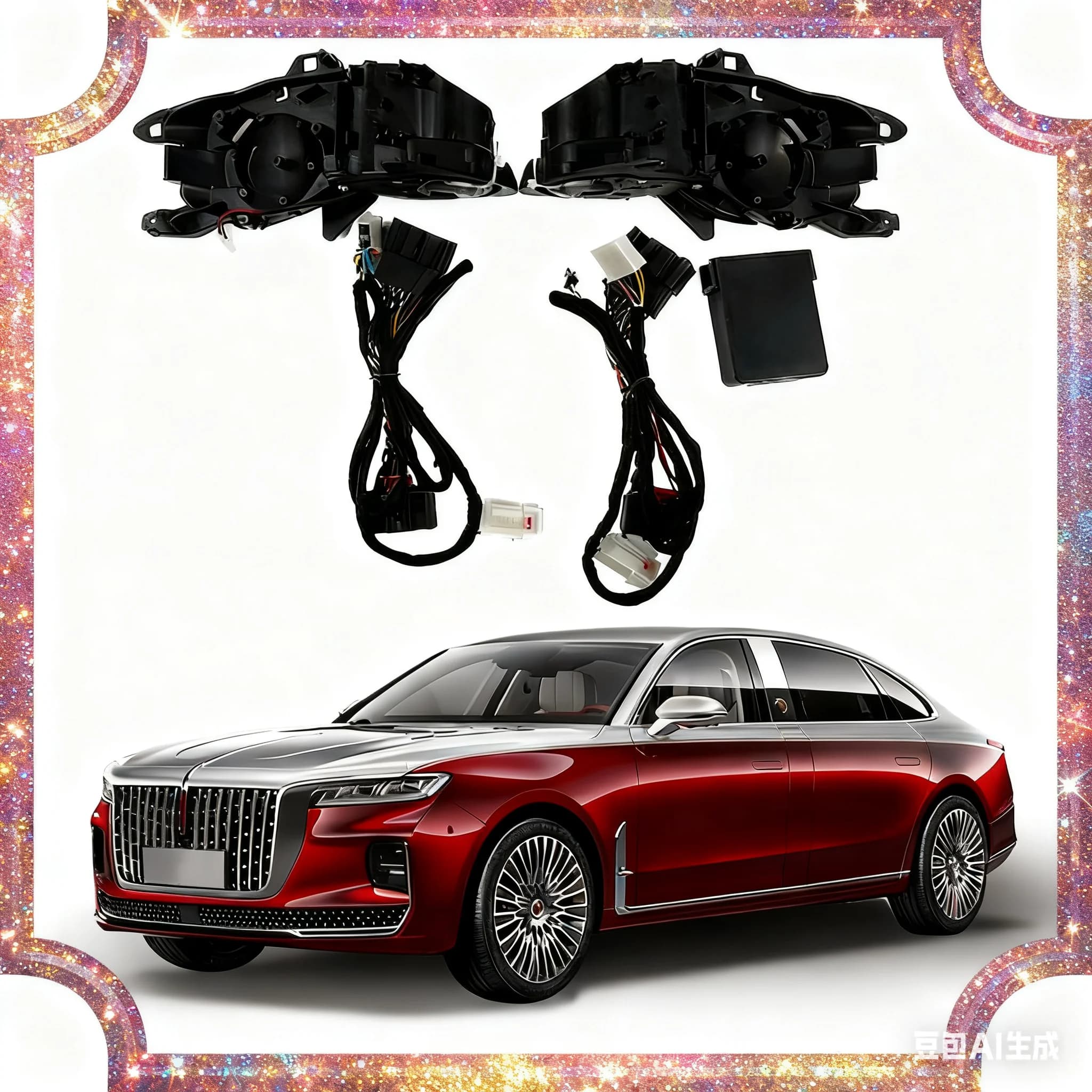For MAYBACH MPV 2003 z3 Auto Intelligent Automatic Car Electric Rearview Side Mirror Folding System Kit Module