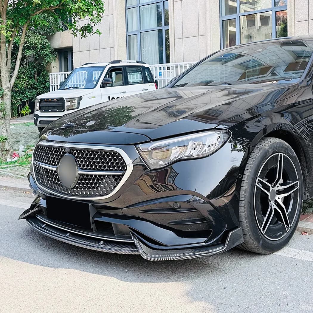For Mercedes Benz E-Class W214 2024+E260 E300 AMG front bumper, front lip, front shovel exterior modification