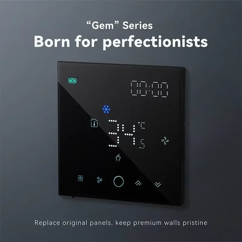 for Beca BVRF-C001 Energy Saving Full LED Screen Tuya Modbus WiFi VRF VRV Thermostat Controller