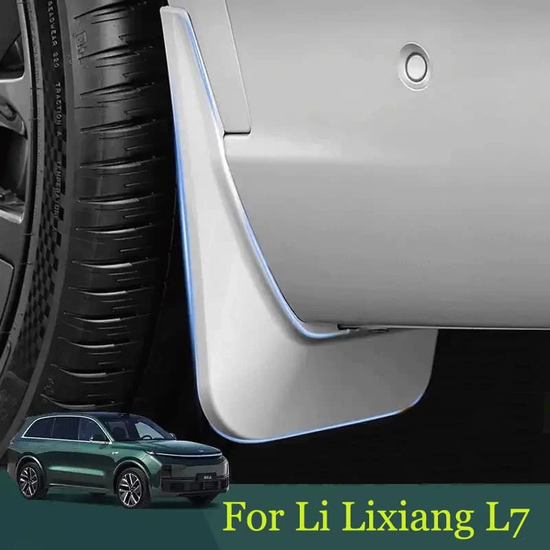 For Li Lixiang L7 2024 2025 Car Wheel Mud Flaps Splash Guards MudFlaps Front Rear Fender TPE Mudguards Protector