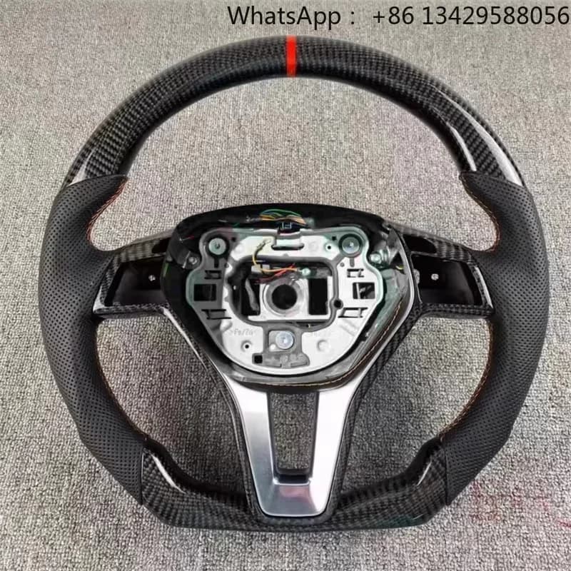 Carbon Fiber Steering Wheel Car Accessories for Mercedes Benz GLE450 C63 C450 E63 W176 W204 W205 W213 A250 AMG Steering Wheel