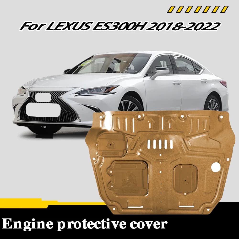 Vehicle - Specific Splash - Proof Durable Sturdy Engine Undercover And Lower Mudguard For LEXUS ES300H 2018-2022 2.0L 2.5L