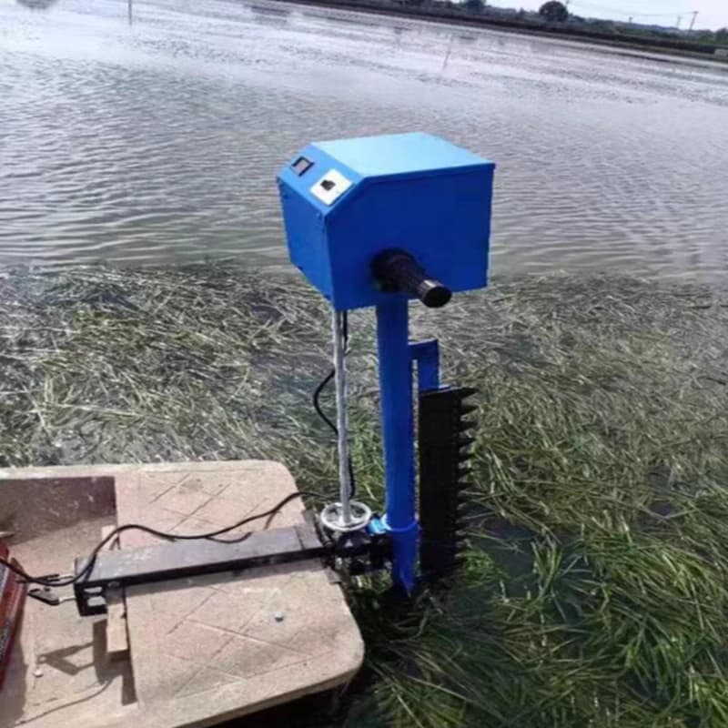 High Productivity Mini Aquatic Harvester Machine Gear 8-10  Tractor Power Remote Control Lake Mower for Aquatic Plant