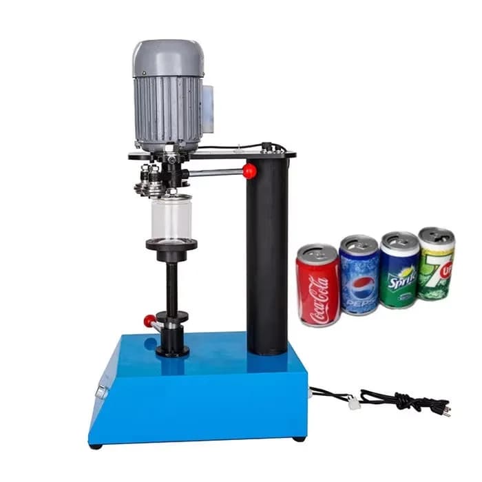 Desktop Manual Can Seamer for Soda Beer Beverage Cans with Aluminum Tin Plastic Lips Seamer Handle for Capping Beverages