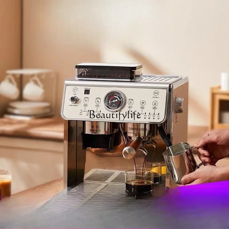 1 110V American Ground Bean Espresso Machine