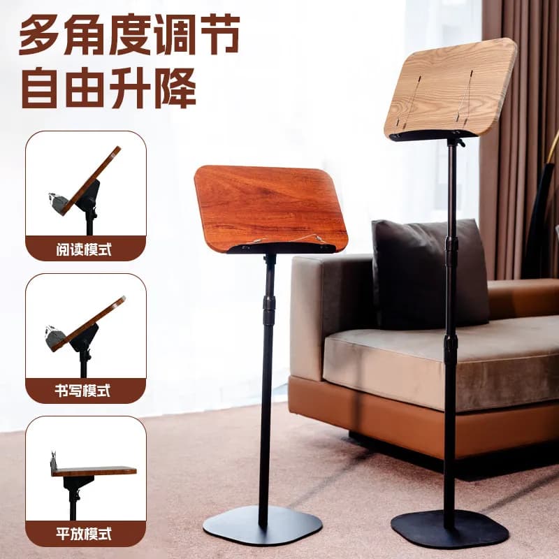 Home Professional Music Sheet Stand, Multi-functional Sheet Music Stand, Adjustable 90-142cm
