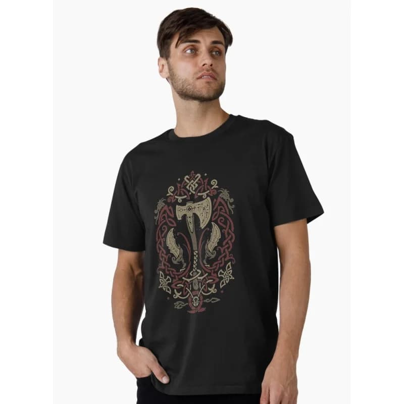 0401 Kratos God of War Spartan Rage Graphic clothes Norse mythology Videogame Gift t shirt 100% cotton printed All size tops