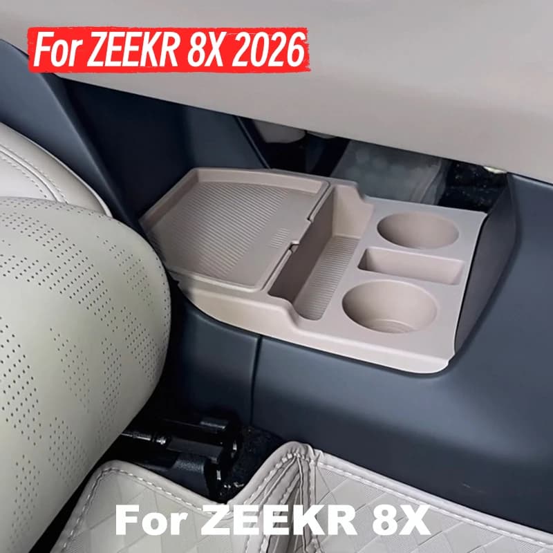 For ZEEKR 8X 2026 Center Console Lower Storage Box Car Tray Organizer Accessories