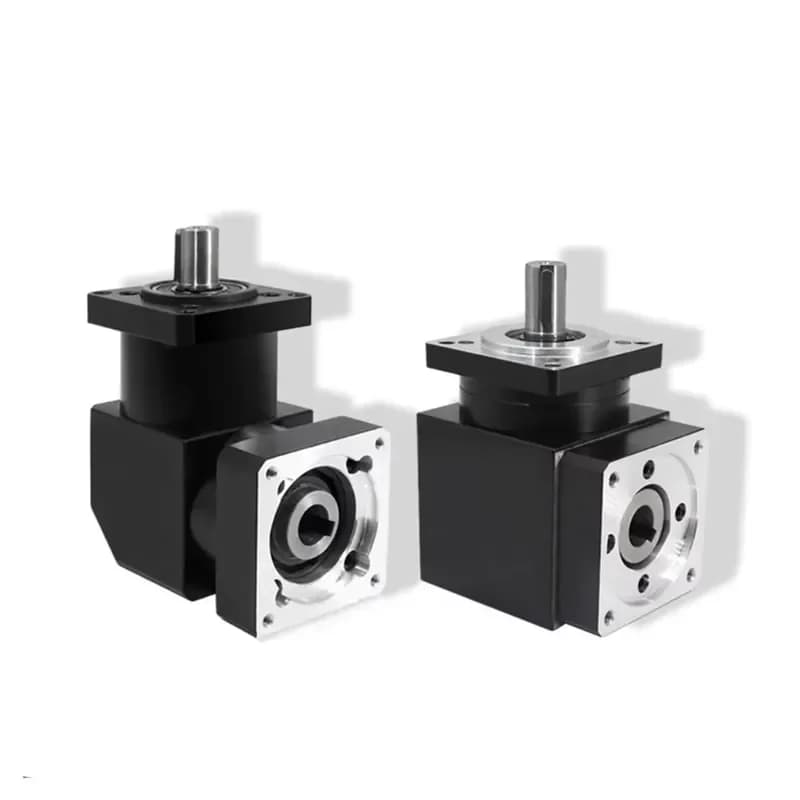 TRANSDYNA OEM 90 Degree Right Angle Planetary Gearbox Speed Reducer Flange Mounted High Efficiency 95% 3-200 Ratio Hollow