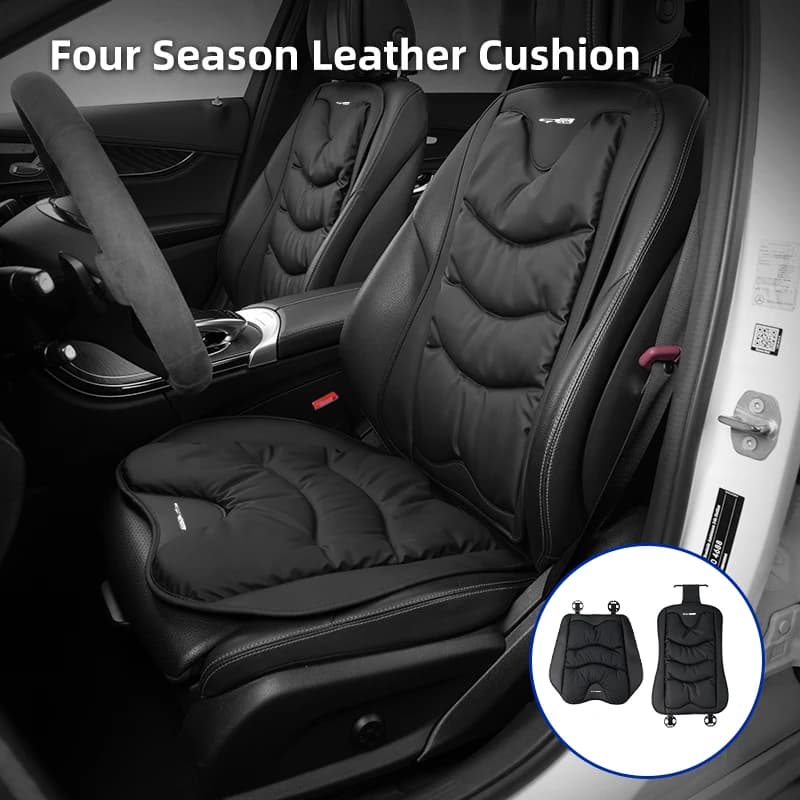 Car Front Rear Seat Cover Leather Cushion Backrest Protective Mat Accessories For Kia GTLine KN GT Rio Picanto Sportage Stinger