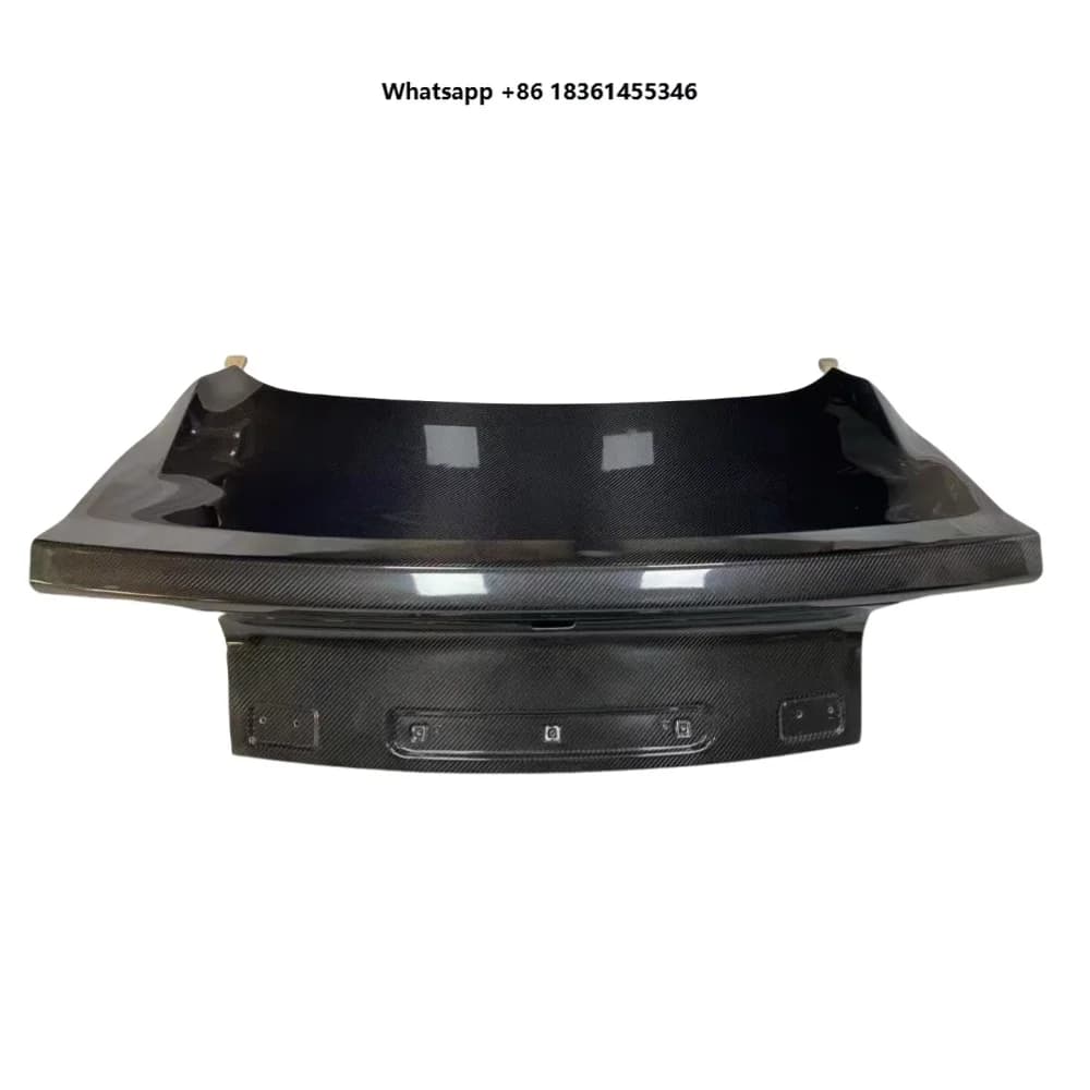 For Mustang Carbon Fiber Back Cover. Mustang Carbon Fiber Rear Cover. Mustang Modified with Carbon Fiber Rear Hood