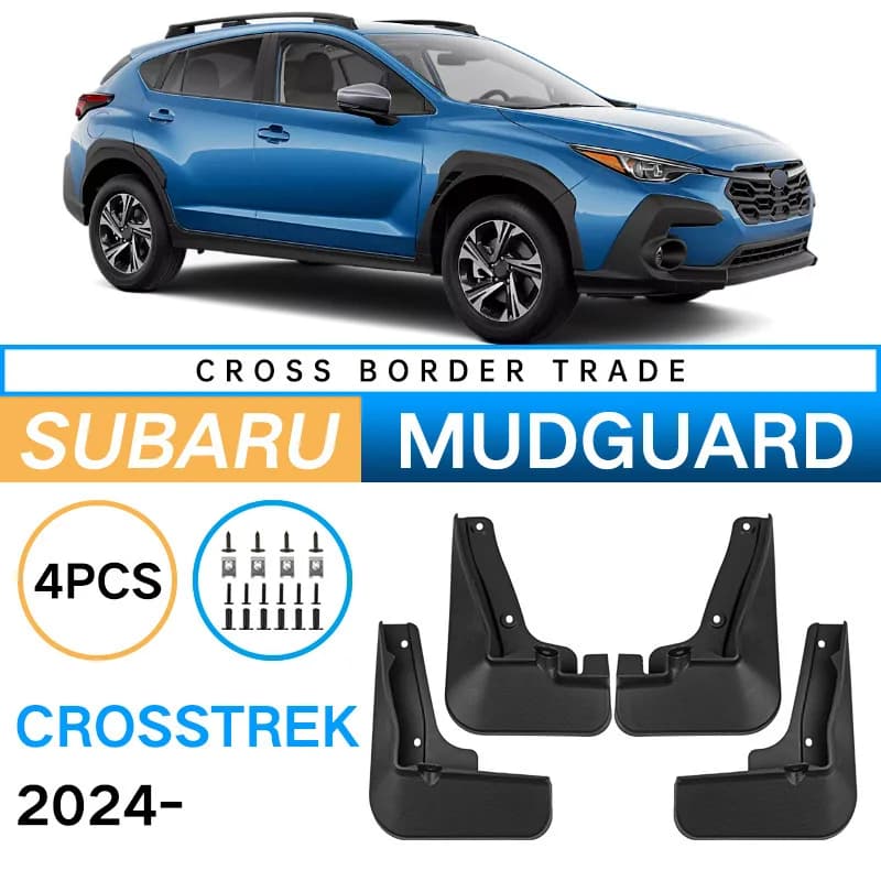 Car Mud Flaps for Subaru Crosstrek 2024 Splash Guards Fender Mudguard Flexible Rubber Not Easy Broken