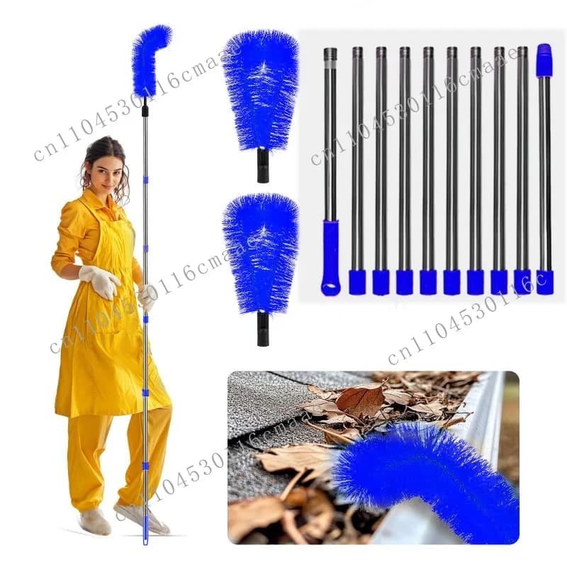 Eaves brush cleaning brush roof eaves gutter cleaning trench cleaning brush fallen leaves