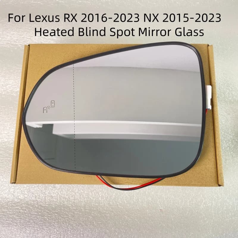 For Lexus RX 2016-2025 NX 2014-2025 Rearview Left Right Replace BSM Heated Blind Spot Monitoring Auto Side Mirror Glass