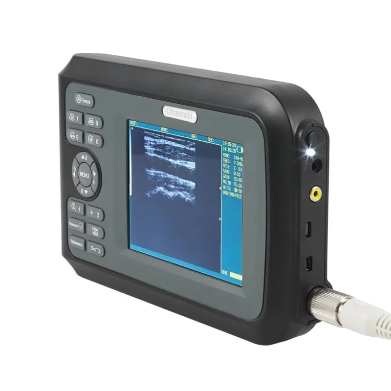 Portable Ultrasound Instrument V8 with 6.5Mhz Rectal Linear Probe for Farm Animal Detection