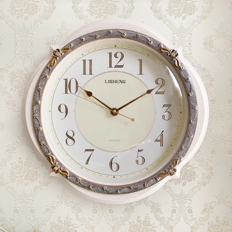 European Style Living Room Wall Clock Restaurant Clock Mural Watch Room Decorations Corridor Mute Quartz Clock Home Decor Items