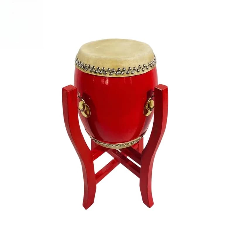 Percussion instrument Birch drum cavity Cowhide with wooden bracket Professional flat drum