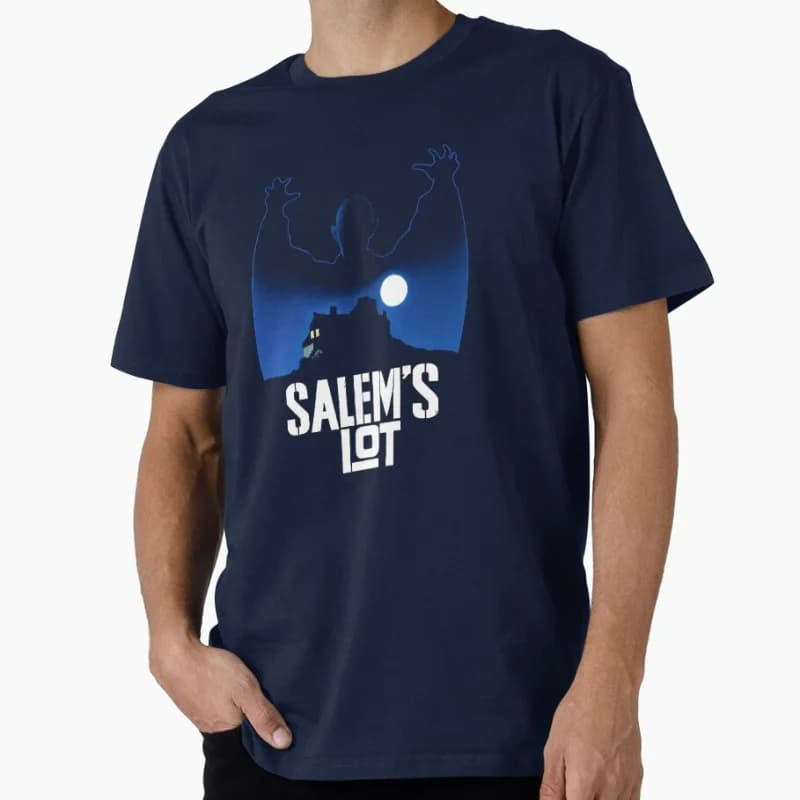 1204 Salem's Lot Dark Monster Ghost Sacry Halloween Gift t shirt Vampire Graphic clothes men's All size S-6XL Tops