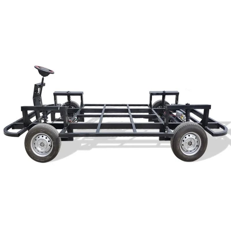 Electric four-wheeler chassis frame cruise float chassis