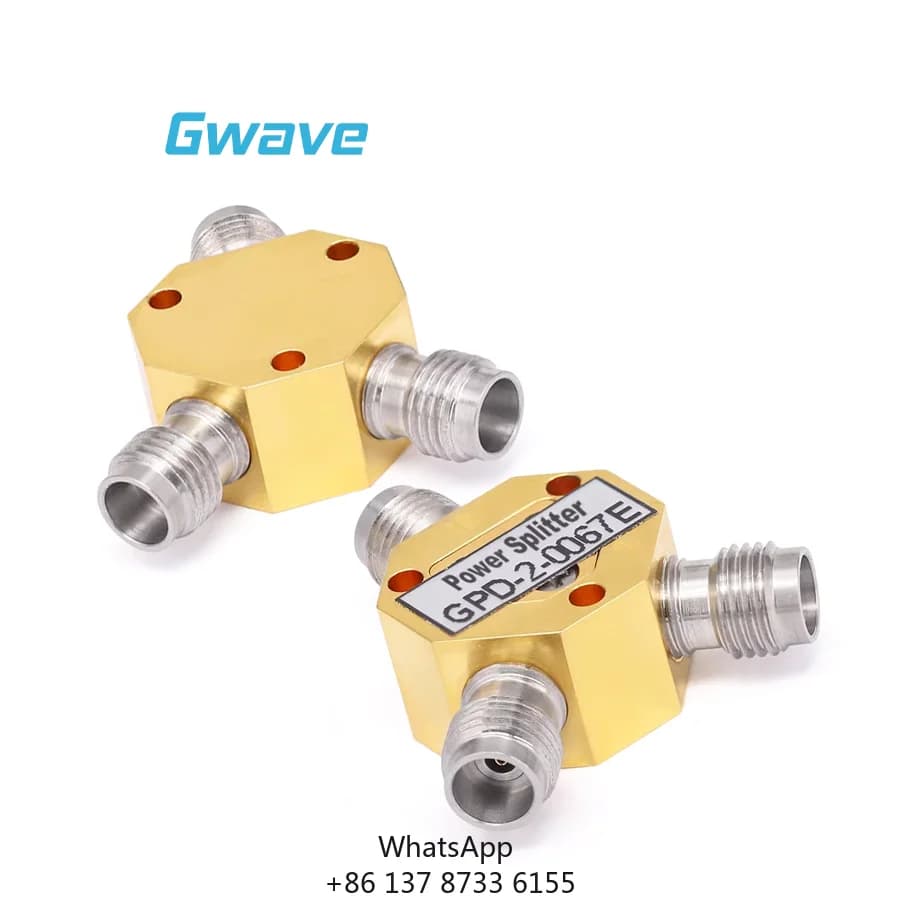 2-Way 1.85mm Power Splitter For Telecom DC To 67 GHz 1 Watt Rated