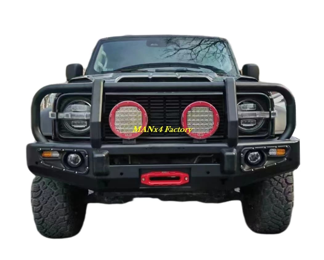 MANx4 Off-Road Front Bumper Steel Bull Bar  for GWM Tank 300 Tank300