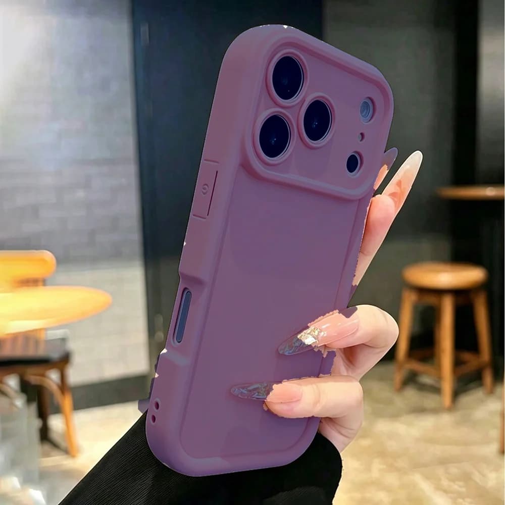 Thickened Shockproof Phone Case For iPhone 18 17 16 15 14 13 12 11 Pro Max Plus Pure Color Cover For iPhone Air XS XR 17E Fundas