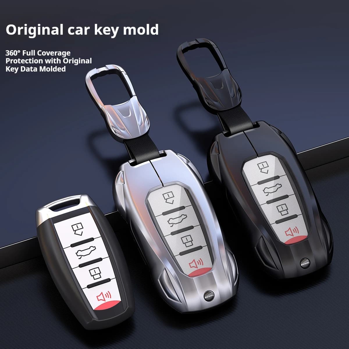 Silicone Car Remote Key Case Cover Holder For Great Wall Haval Hover H1 H4 H6 H7 H9 F5 F7 H2S GMW Coupe Accessory Metal Shell