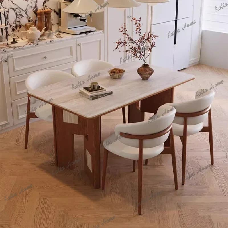 YJ Square Interior Dining Tables For Small Space House Kitchen Dining Tables Living Room Mesa Comedor Extensible Home Furniture