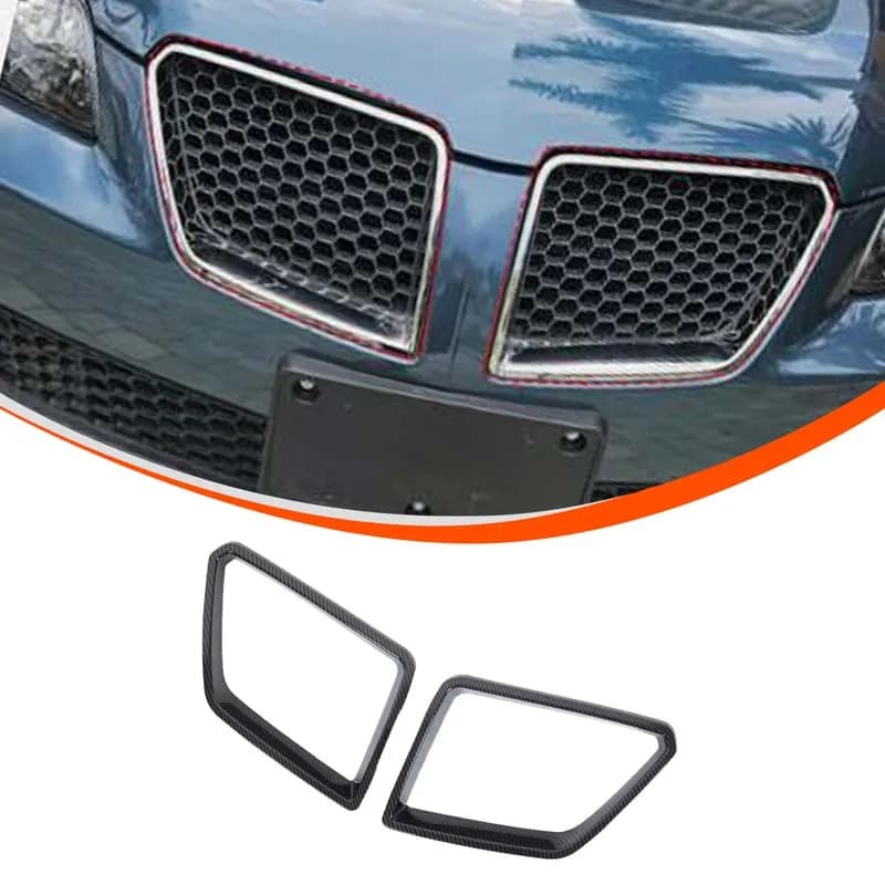 Front Grille Trim Frame Radiator Grille Surround Bezel Decal Front Bumper Grille Frame Trim Sticker For Pontiac G8 VE 2008 2009