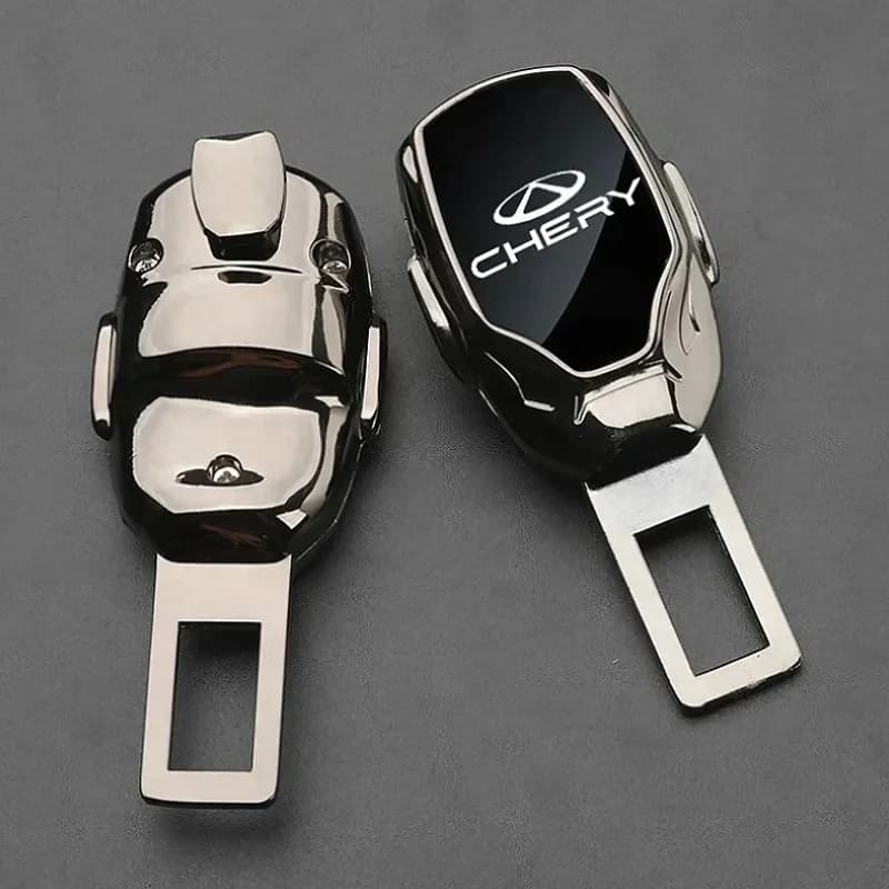 Car Seat Belt Extender Seat Belt Extender Plug Seat Belt Adapter Chrome Plated For Chery Tiggo 5x 7 8 8 Pro 3x Arrizo 5 Arrizo 8