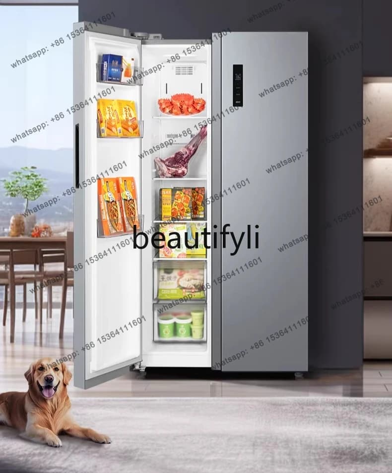 Double-opening door large capacity household electricity-saving air-cooling frost-free frequency conversion