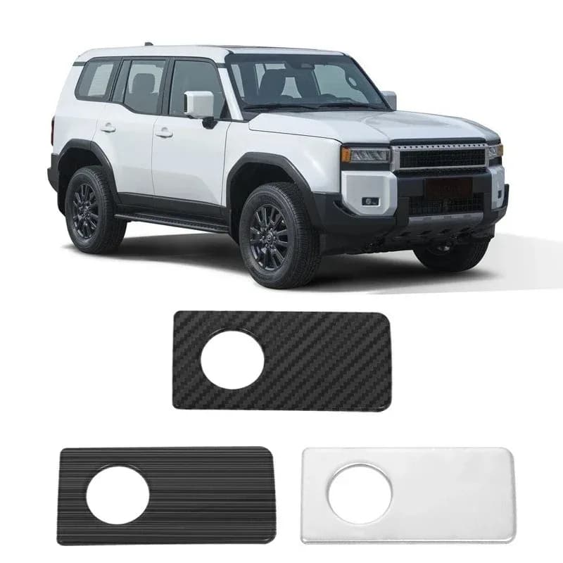 For Toyota Land Cruiser Prado 250 LC250 2024-2026 Stainless Steel Car Copilot Glove Box Handle Switch Cover Trim Car Accessories