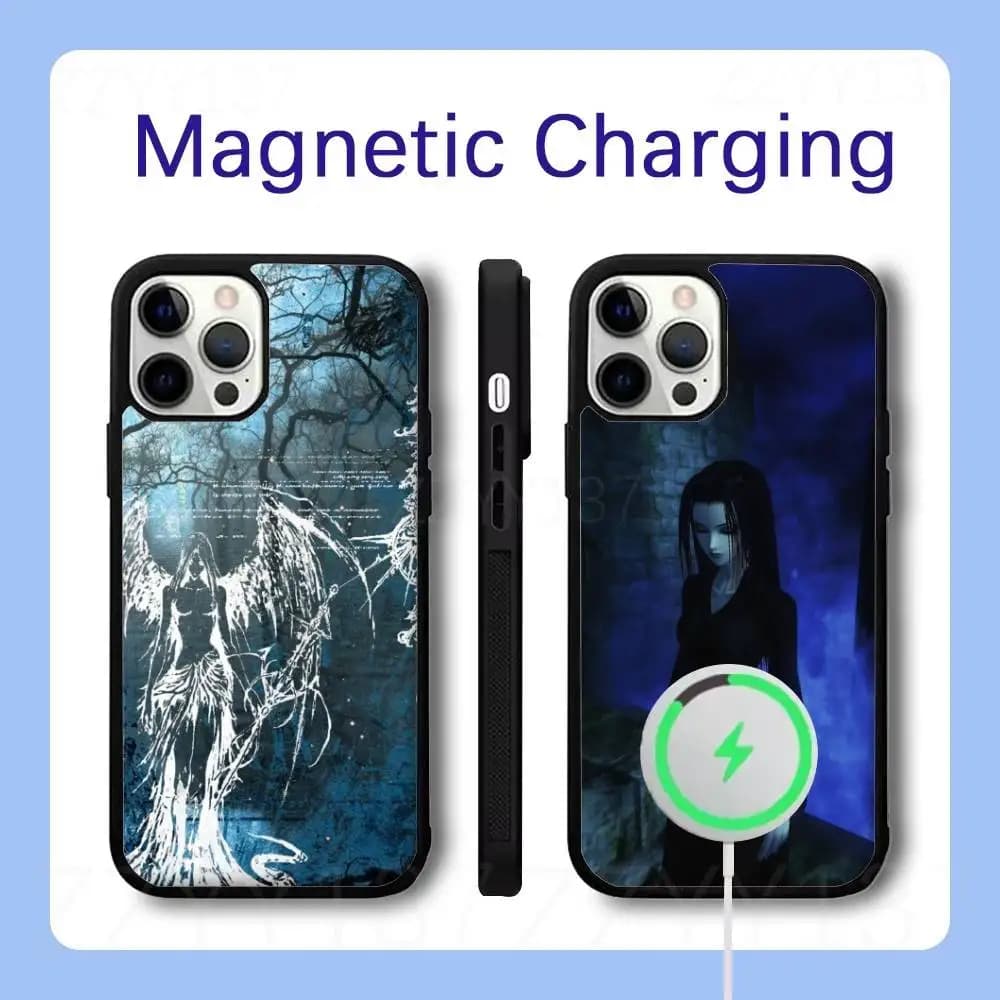 Gothic Coquette Cybersigilism Phone Case For iPhone 18,17,16,15,14,13,12,Pro,Max,Plus Magnetic Wireless Charge Cover