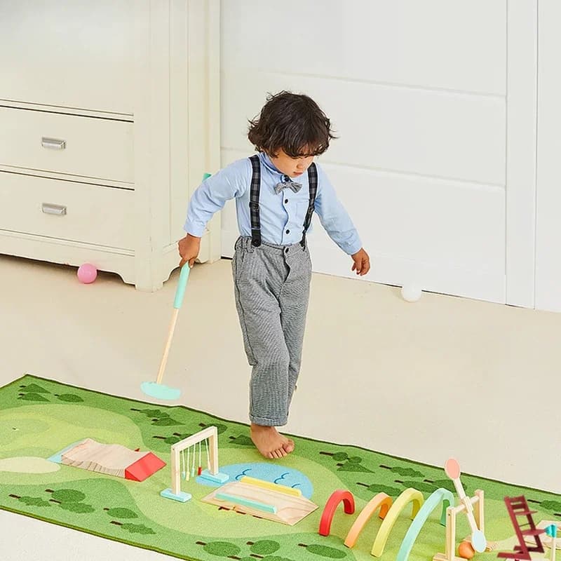 Indoor children's golf set parent-child camping outdoor games sports gift box