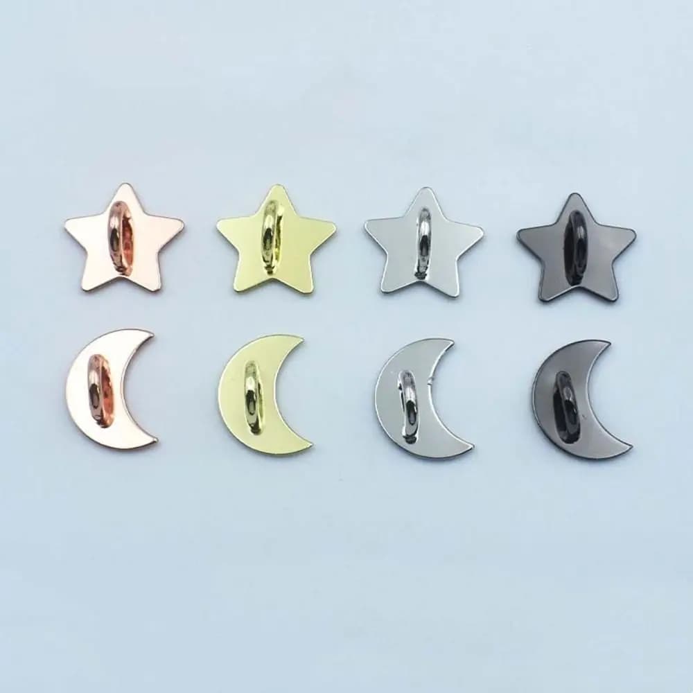 Starry Sky Stars Moon Phone Charm Self Adhesive Holder Stand Phone Case Finger Ring 2.5cm Metal Phone Hook Buckle