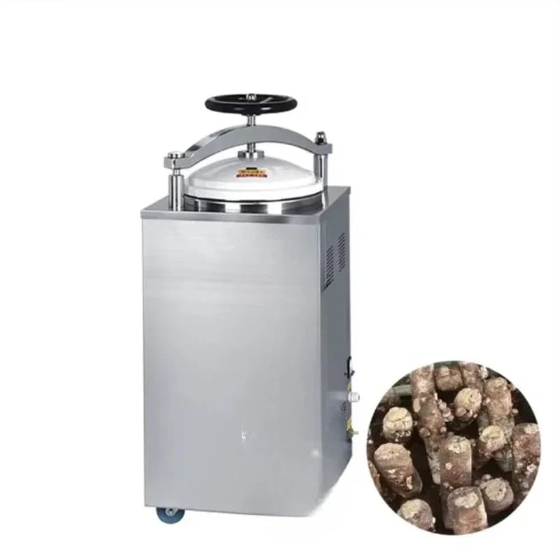 Vertical pressure steam sterilizer canned food mushroom retort sterilizer