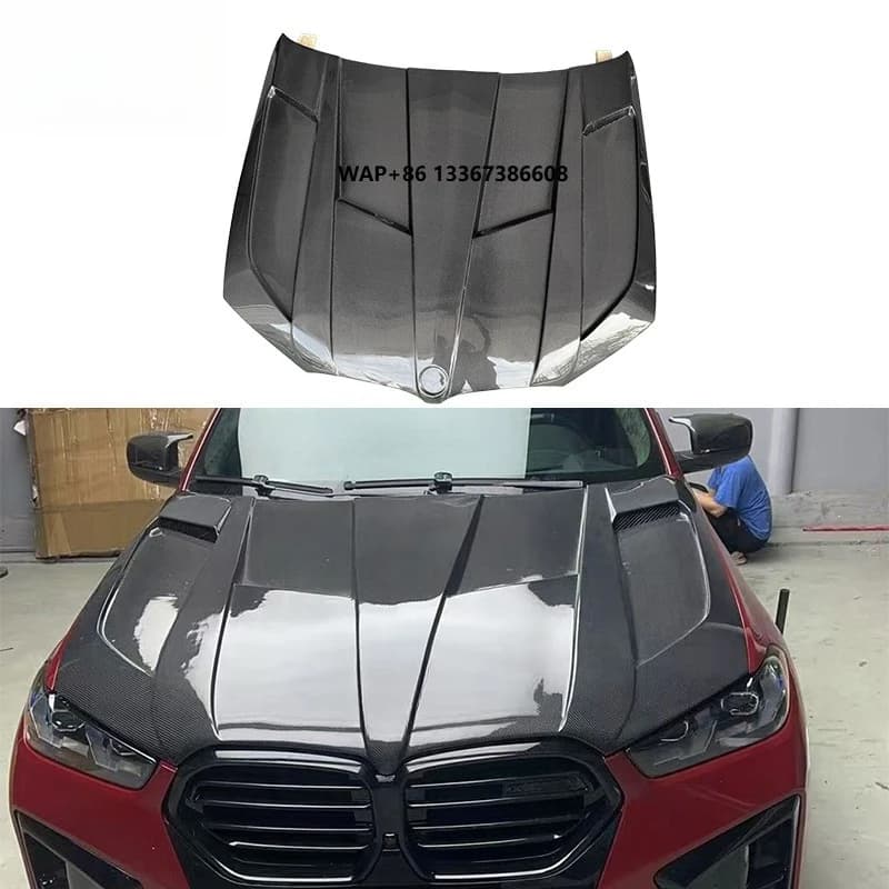 X5 X6 X5M X6M LD Style High Quality Carbon Fiber Engine Bonnet Hood Engine Cover