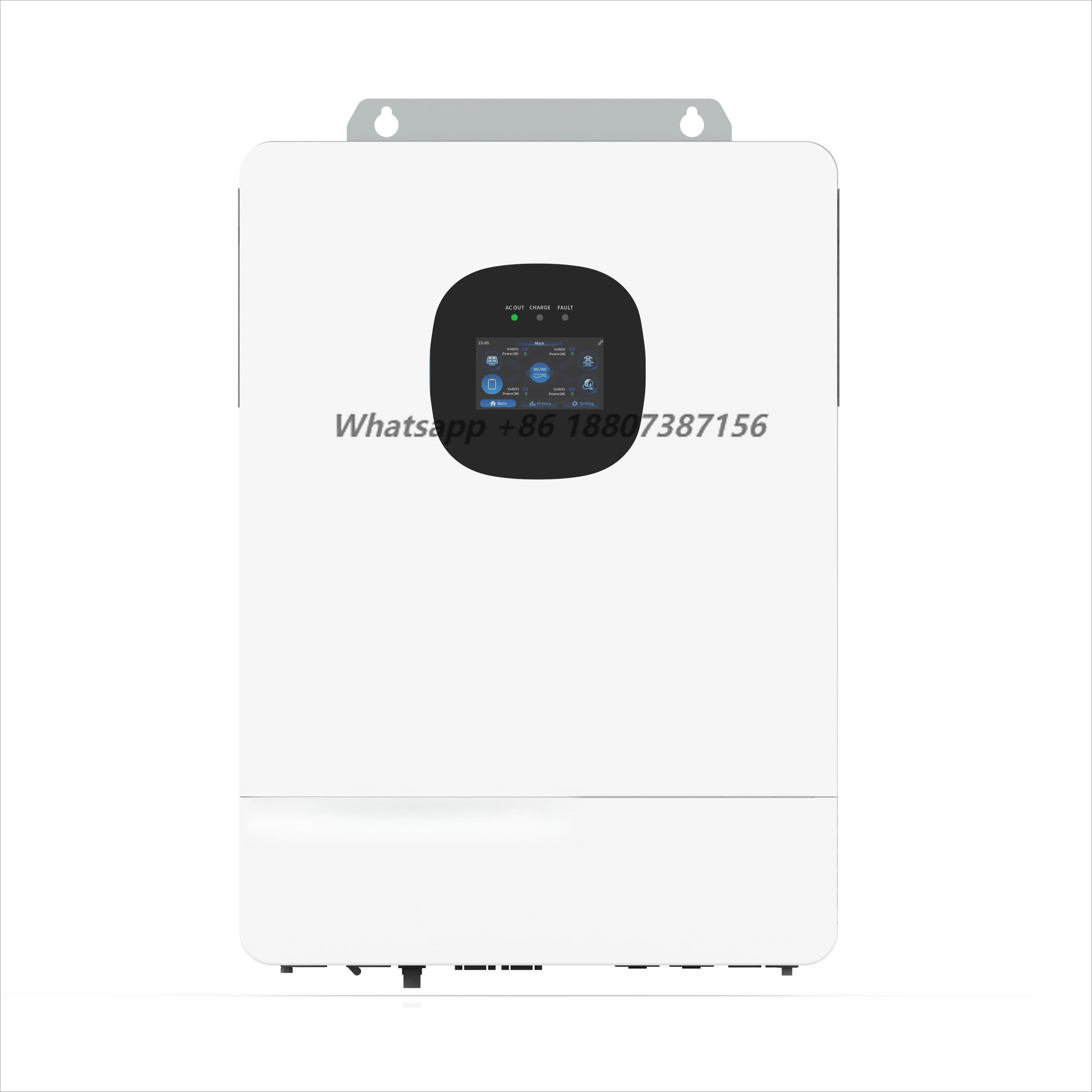 12KW Hybrid Solar Inverter EU Standard  Pure Sine Wave Battery Storage Compatible Residential Backup Power System