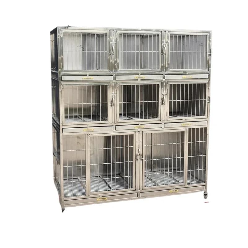 Dog cage stainless steel