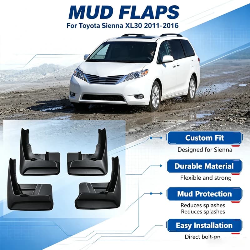 Suitable for 11-16 Toyota Sienna fender Sienna fender fender leather modification accessories