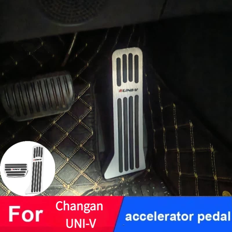 Pedals Gas Brake Pedal Cover For Changan UNIV UNI-V 2021- 2023 Non-Slip Pedal Pad LHD Interior Accessories
