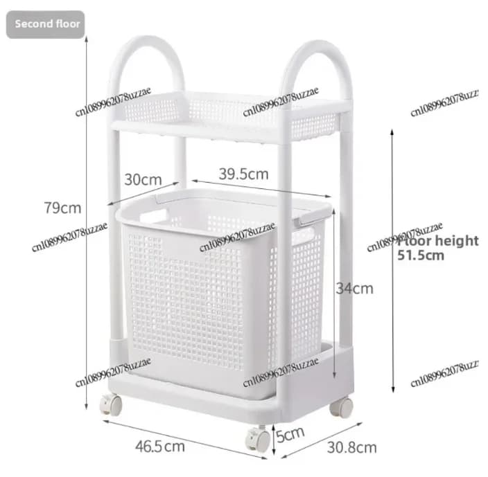 Dirty Clothes Basket Toilet Rack Laundry Basket Dirty Clothes Storage Artifact Household Bathroom