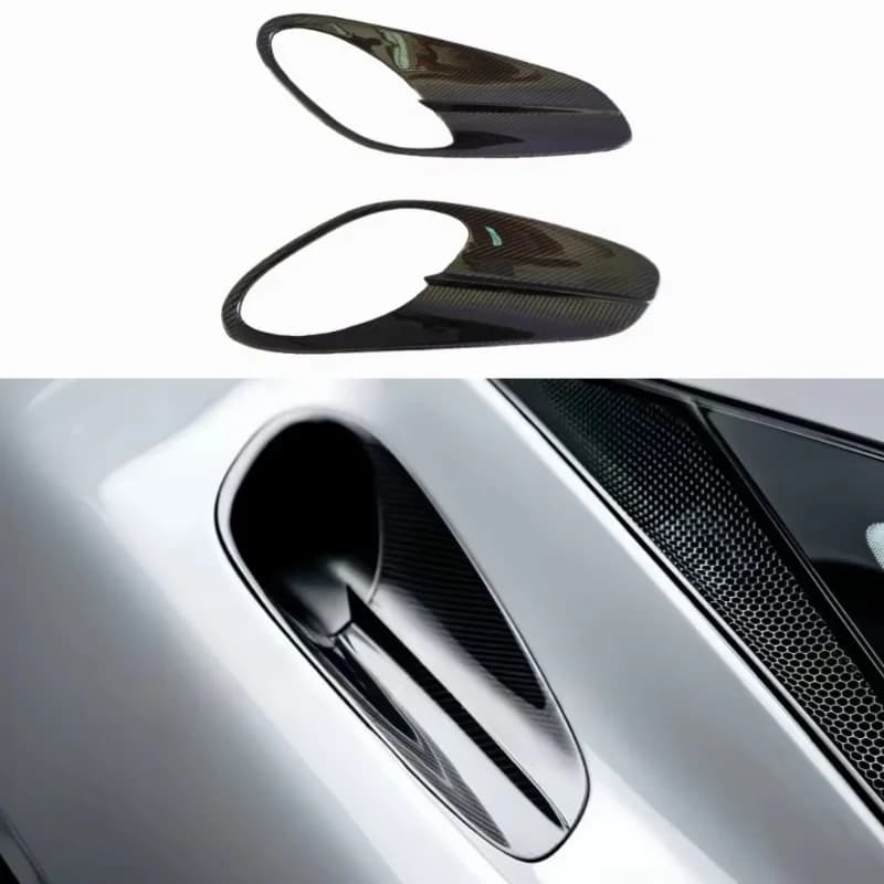 Por Style Dry Carbon Fiber Side Vent air Intake for McLaren GT Body Kit