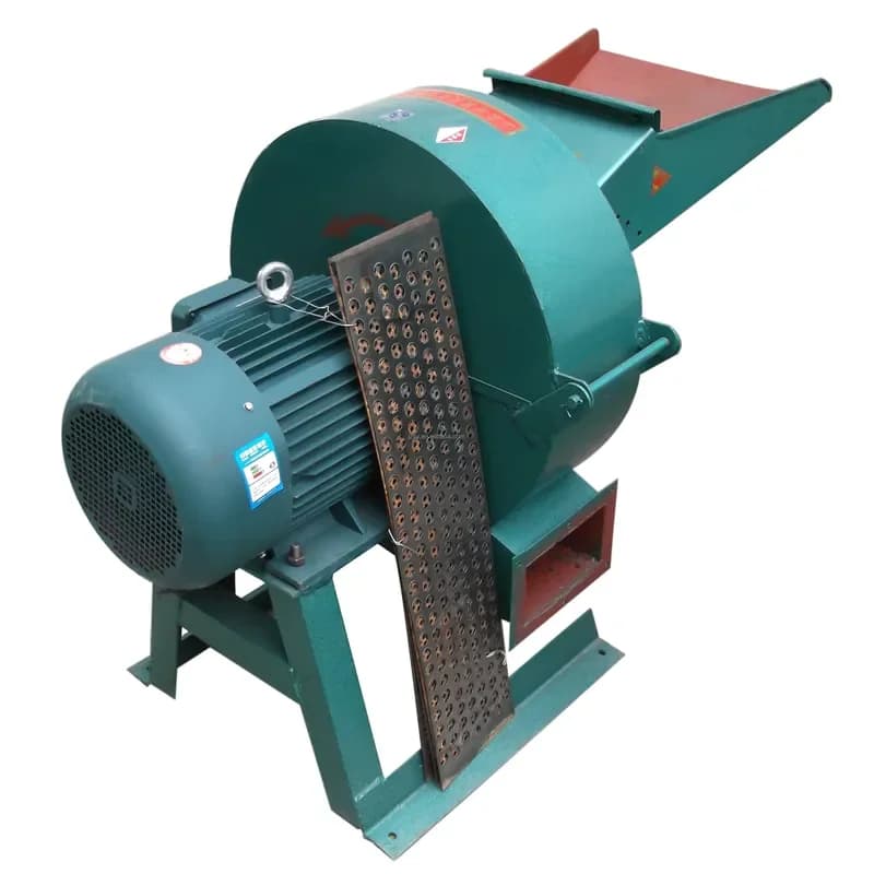 Small Direct Cutting Knife Hammer Animal Husbandry Feed Grinding Miller Multifunction Maize Straw Grain Mill Crushing Machine