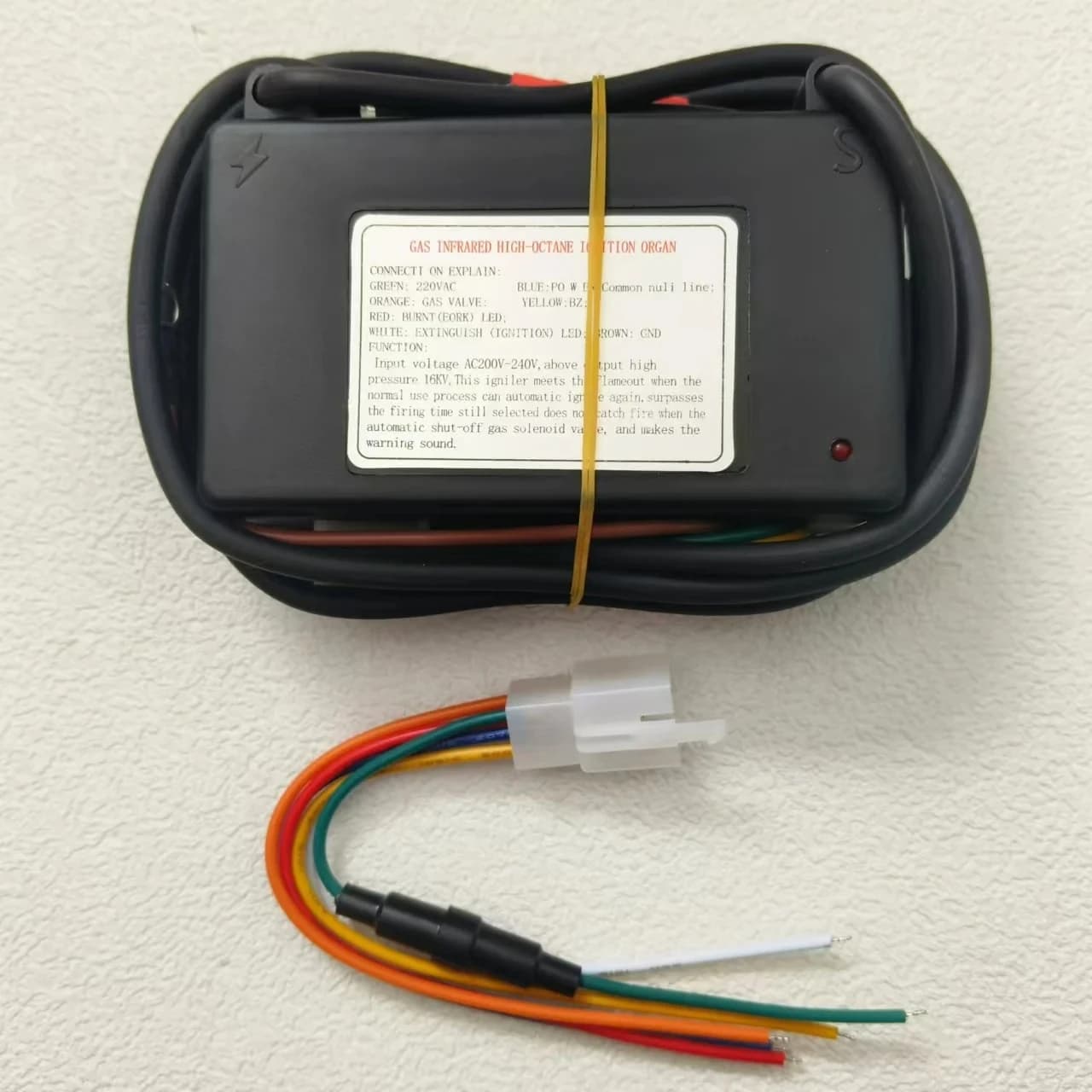 High Quality GX103-220V English Version Automatic Gas Ignition System Ignition Spark Plug Line Gas Water Heater Pulse Igniter