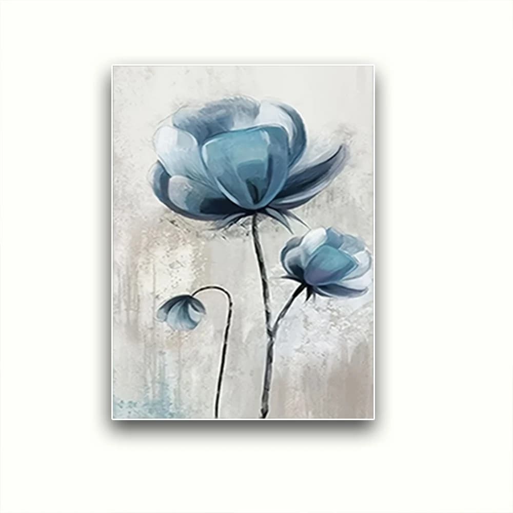 Classic Tulip Oil Painting On Canvas Wall Art Cuadros Valentine's Day Decor Handmade Mural Nordic Wall Paintings For Living Room