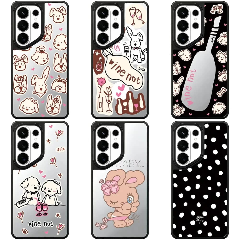 6081880 Mirror Magnetic Case: Compatible with Samsung Galaxy S23 U S24U S25 S26 Ultra S25+ S26 Plus Shell