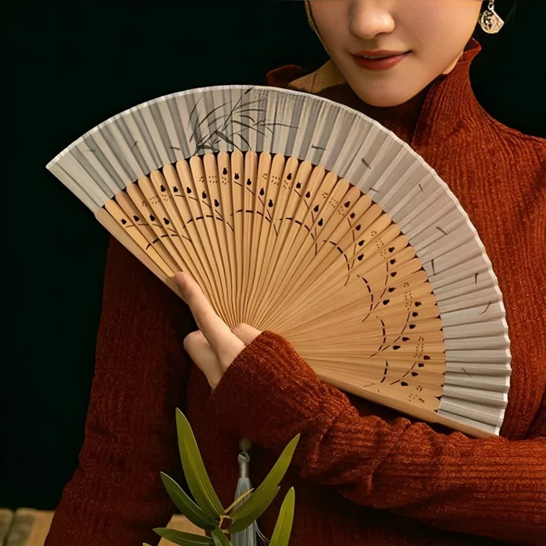 Retro Hand Fan Portable Folding Fans Chinese Style Tassel Manual Dancing Fans Art Craft Gift Elegent Female Woman Fan Home Decor